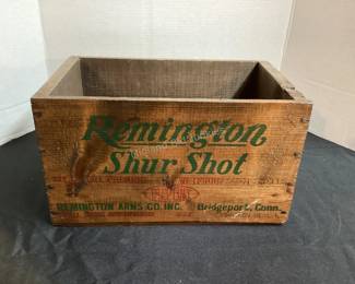 Remington wood box