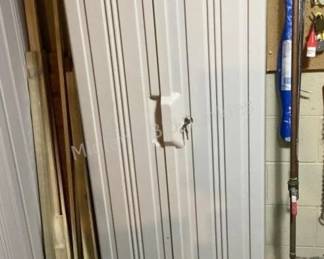 3 Rubbermaid storage cabinets