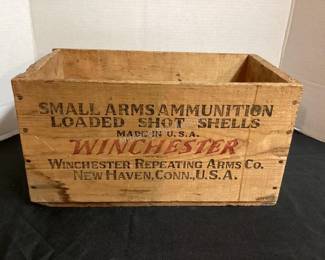 Winchester wood box