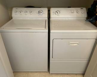 Kenmore washing machine and dryer