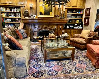 This amazing wool rug pops!