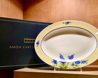 Amon Carter large bluebonnet platter.