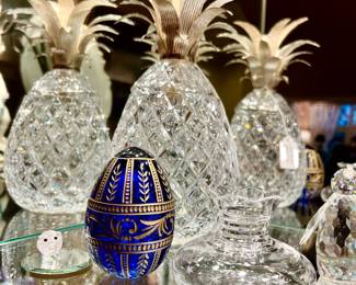 William Yeoward scarce crystal pineapple stand out piece!