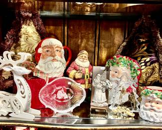Royal Doulton, Jan Bargoglio Santa box, Fitz and Floyd.