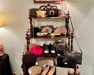 Evening bags, clutches.