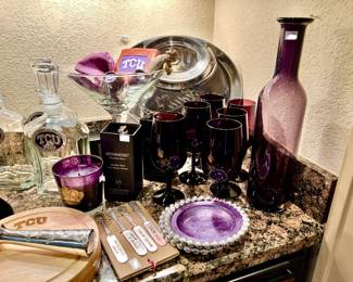 William Yeoward upscale decanter and stems.