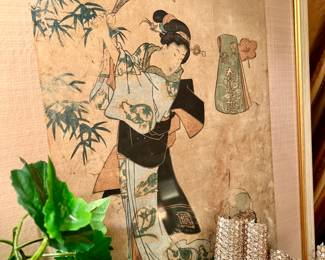 Antique Japanese woodblock print...more details to come.