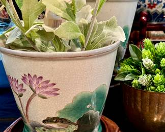 Pair of these frog planters.  One of my personal favorites!  Lots of frogs in this house!