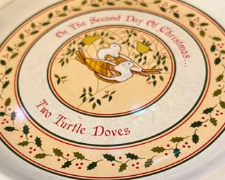 12 Days of Christmas plates.