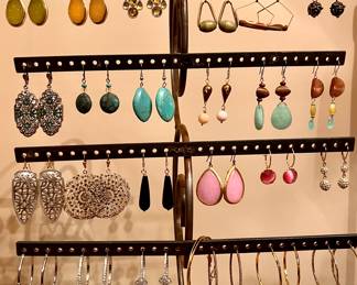 Lots of wonderful pairs of earrings