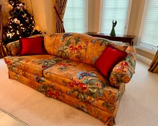 Walter E Smithe floral couch