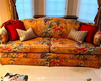 Floral Walter E Smithe  couch