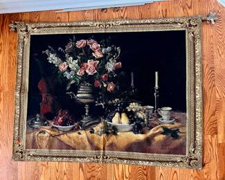 Riddle & Cockrell tapestry w/rod