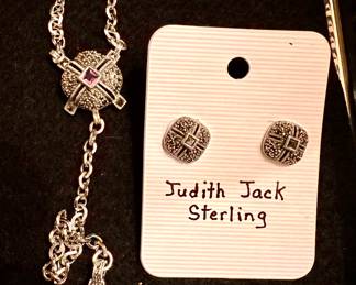 30% OFF -  Judith Jack Sterling and Marcasite and matching earrings 