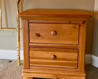 1 of 2 matching night stands and matching  1 Pc. Alexander Julian Home Colours dresser w/