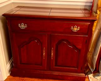 and Matching Pennsylvania House Cherry bar server w/flip open sides 