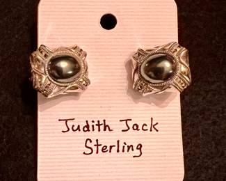 30% OFF -  Judith Jack Sterling and Marcasite earrings