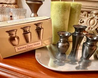 New w/box-  Jerome Demi Vases - Restoration Hardware 