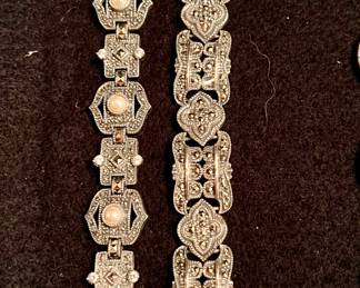 30% OFF -  Judith Jack Sterling and Marcasite bracelets 
