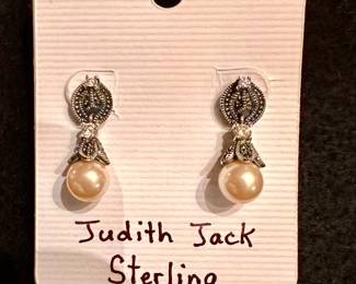 30% OFF -  Judith Jack Sterling and Marcasite earrings