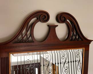 Henkel-Harris Mahogany wall mirror