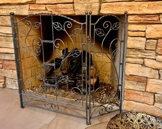 Fire place screen 