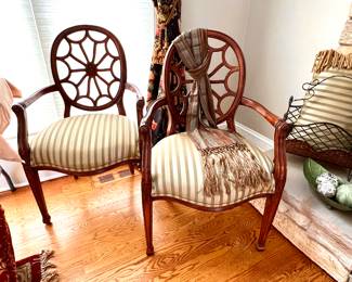 Matching Spider back accent chairs