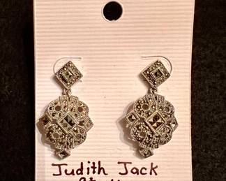 30% OFF -  Judith Jack Sterling and Marcasite earrings
