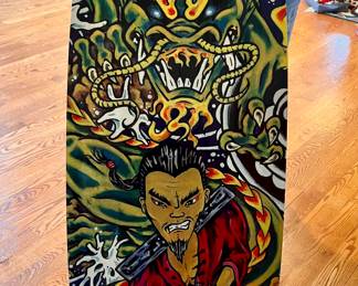 back side Hyperlite Byerly Honeycomb Wakeboard by Scott Bouchard w/boots- Limited Edition 366 of 500 