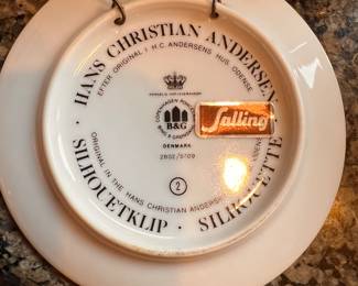 Hans Christian Andersen Silhouetklip plates 