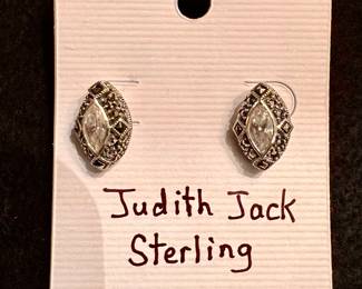 30% OFF -  Judith Jack Sterling and Marcasite earrings