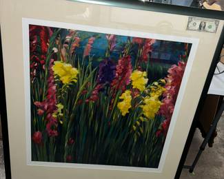 Brilliant Bounty w/ COA, artist Greg Singley, matted & framed.