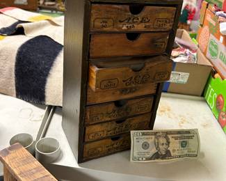 All 6 wood drawers are in - Ace Combs Store Displayer!!! 