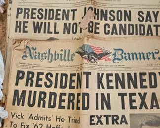 VINTAGE NEWSPAPERS