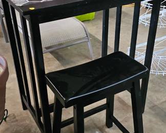 TABLE AND STOOL