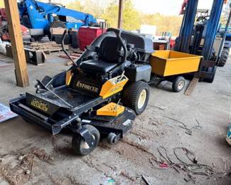 CUB CADET COMMERCIAL ZERO TURN MOWER WITH TRAILER