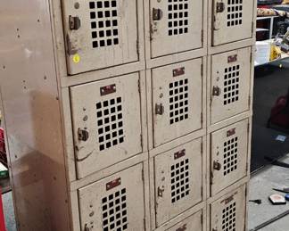 VINTAGE METAL LOCKERS