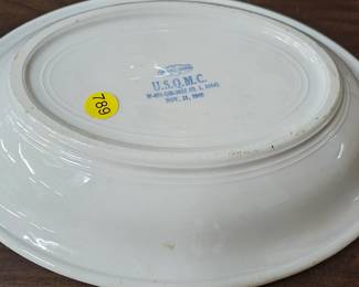 VINTAGE WHITE SERVING DISH