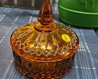 GLASS CANDY DISH
