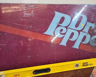 METAL DR PEPPER SIGN