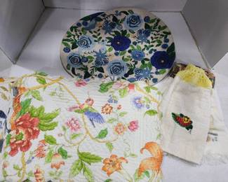 Place mats and tea towels