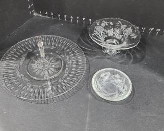 Various candy dishes