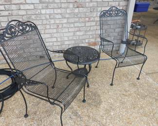 Wrought iron chairs 