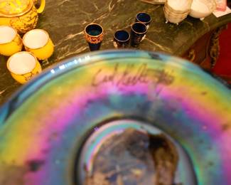 Signed Carl Radke Art Glass