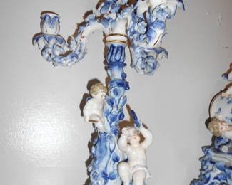 Sitzendorf Candelabra