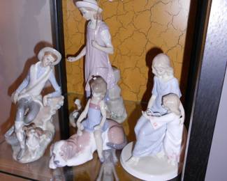 Lladró porcelain sculptures