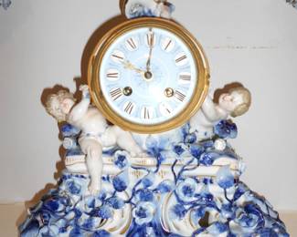 Tiffany & Co/Sitzendorf Mantel Clock