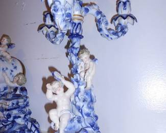 Sitzendorf Candelabra 