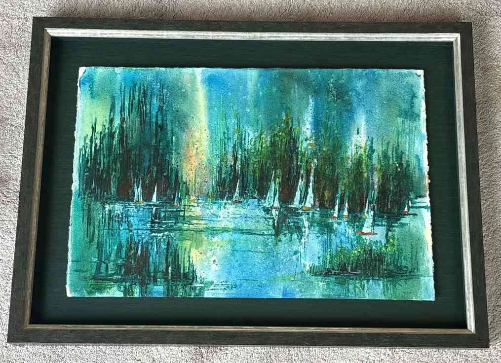 Marie Elise Gray No Breeze Acrylic