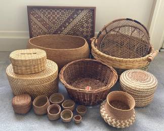Collection Of BasketsHandwoven  Other
